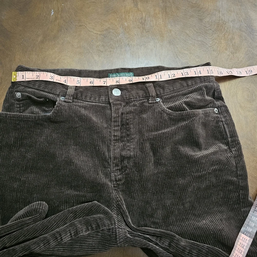 Ralph Lauren Jeans Company Brown Corduroy Bootcut  Pants Stretch Women's Size 8 - Picture 8 of 12